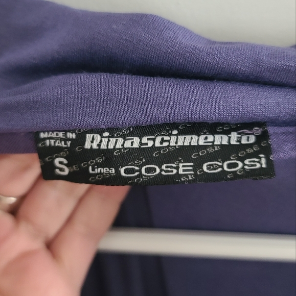 RINASCIMENTO , Lilac  Dress with shevron satin pleated skirt , S - Picture 6 of 11